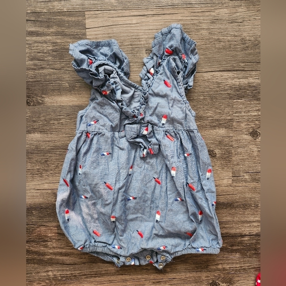 6 To 9 Month Patriotic Outfit Bundle - Picture 4 of 7